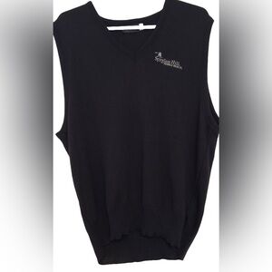 Pebble Beach Collection -Sweater Vest Size L -Spyglass Hill Pebble Beach Logo